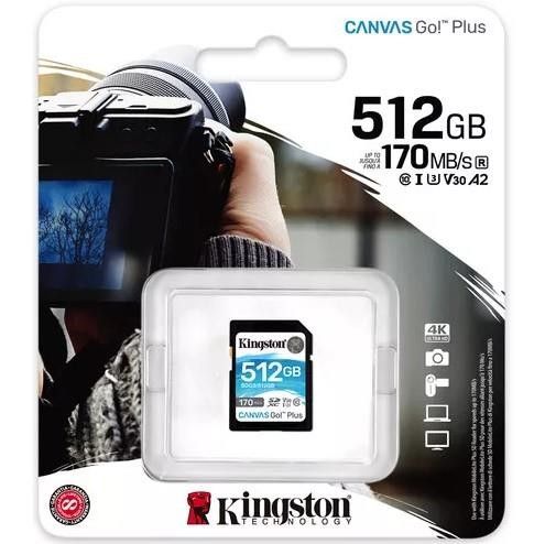 Kingston Canvas Go Plus 512Gb SDXC Hafıza Kartı #2