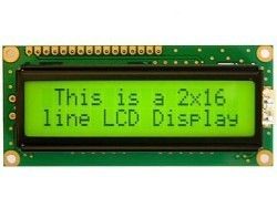 Lcd Panel 2x16 Yeşil