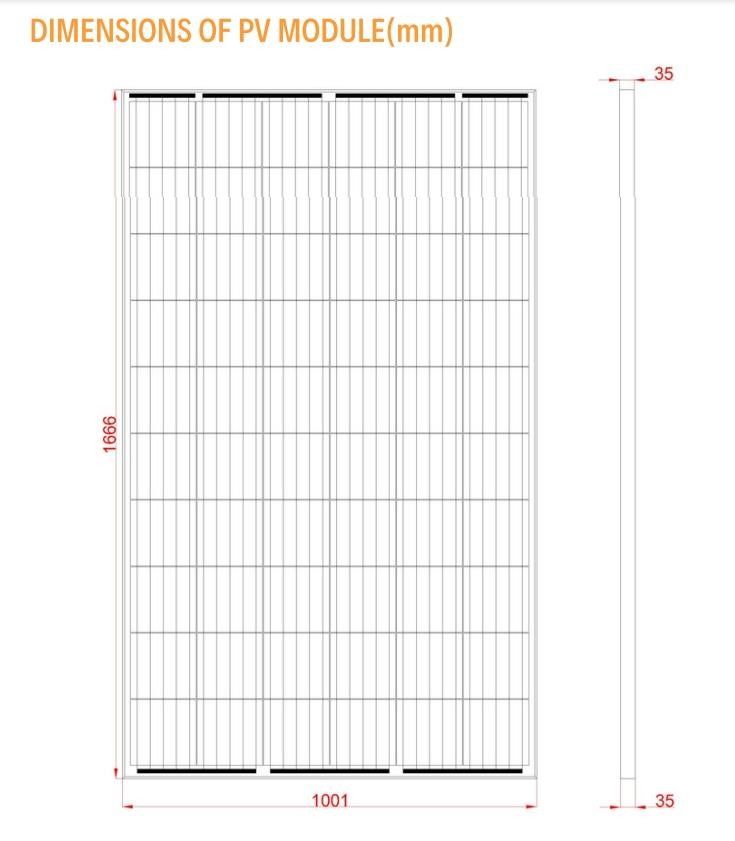 Lexron 340W Monokristal Güneş Paneli #2