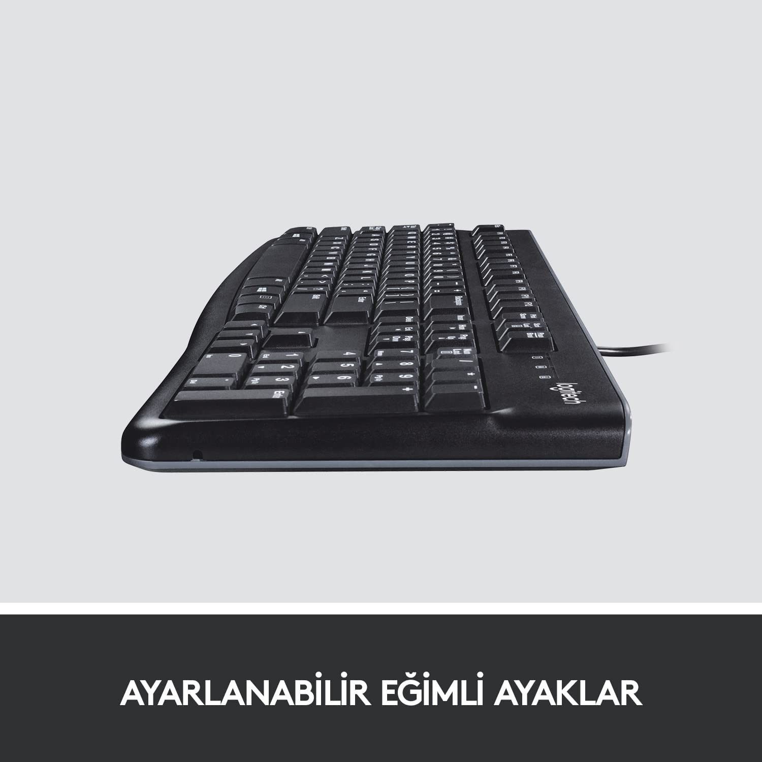 Logitech K120 Kablolu Siyah Klavye #2