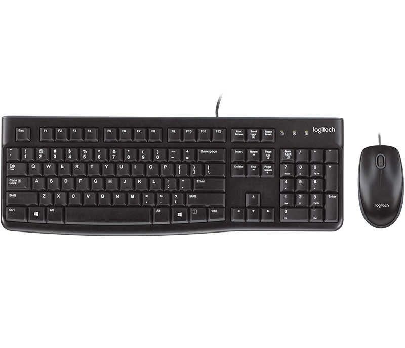 Logitech MK120 Siyah Kablolu Klavye Mouse Set 