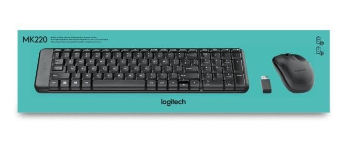 Logitech MK220 Kablosuz Klavye Mouse Set