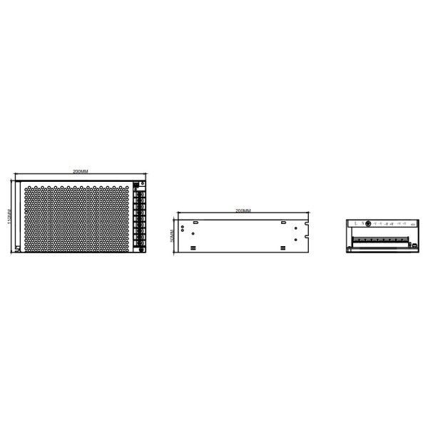 Mervesan MRW-250-12 250W 12V 20A Metal Kasa Adapt. #2