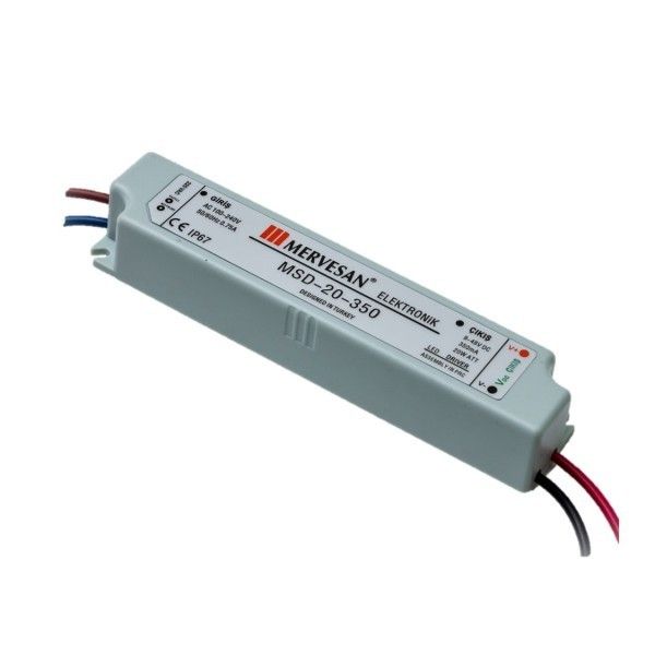 Mervesan MSD-20-700 20W 700mAh 9-30Vdc Led Drive