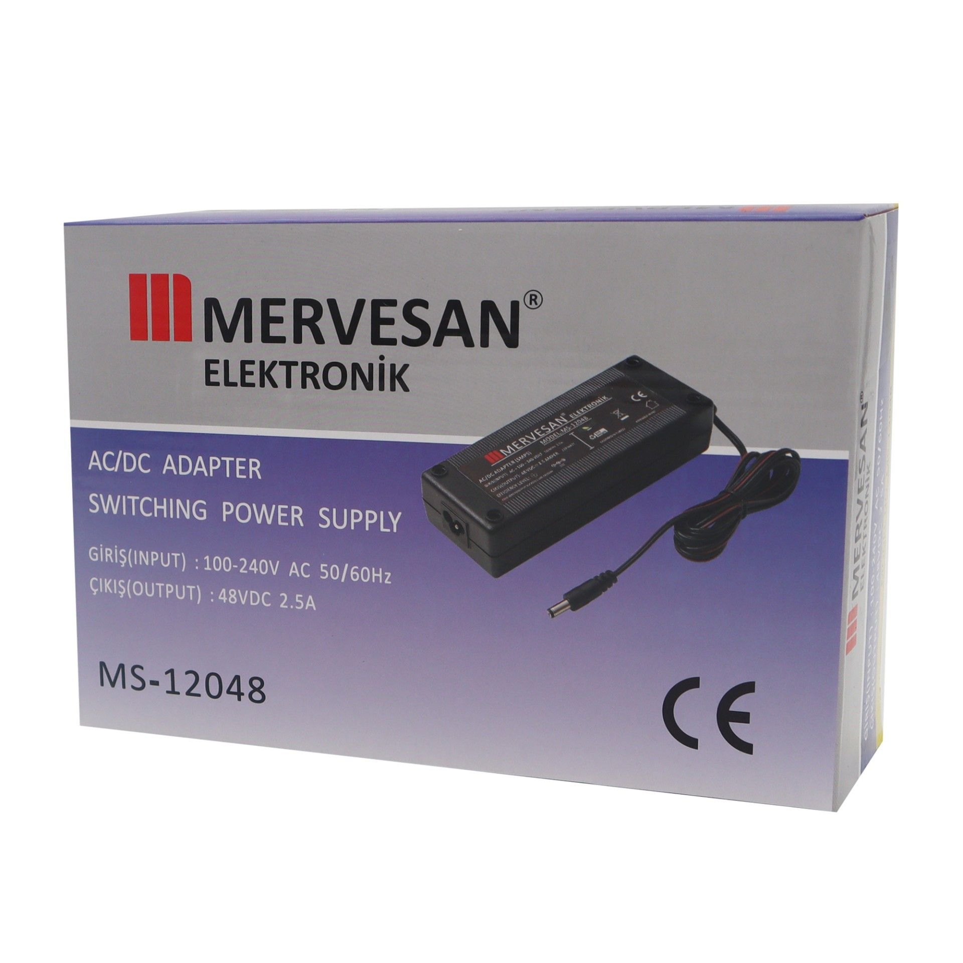 Mervesan MT-12048 120W 48V DC 2.5A 5.5x2.1mm Masa #3