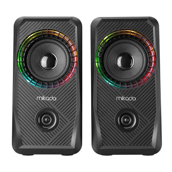 Mikado MD-S26 JOY 3Wx2 Siyah Led Işıklı Speaker