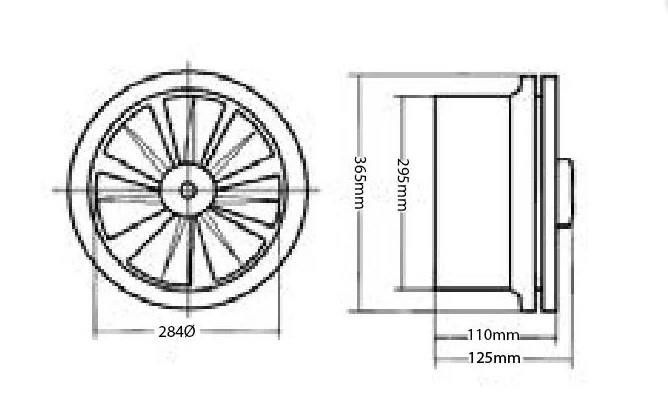 Mutlusan MB 300 Aksiyel Baca Aspiratörü #2