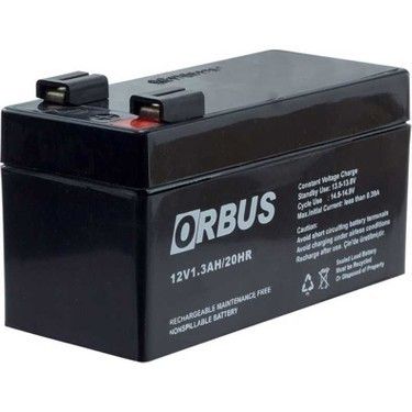 Orbus 12V 1.3Ah Bakımsız Tip Kuru Akü