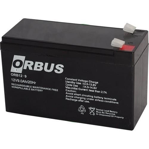 Orbus 12V 9A Bakımsız Kuru Akü