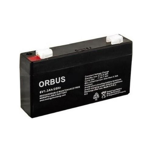 Orbus 6V 1.3Ah  Bakımsız Tip  Kuru Akü