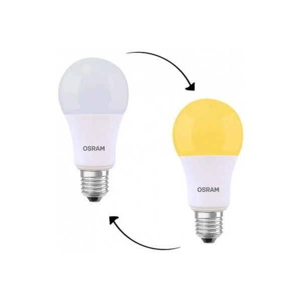 Osram 8W E27 Sinek Kovucu Beyaz-Sarı Led Ampul #2