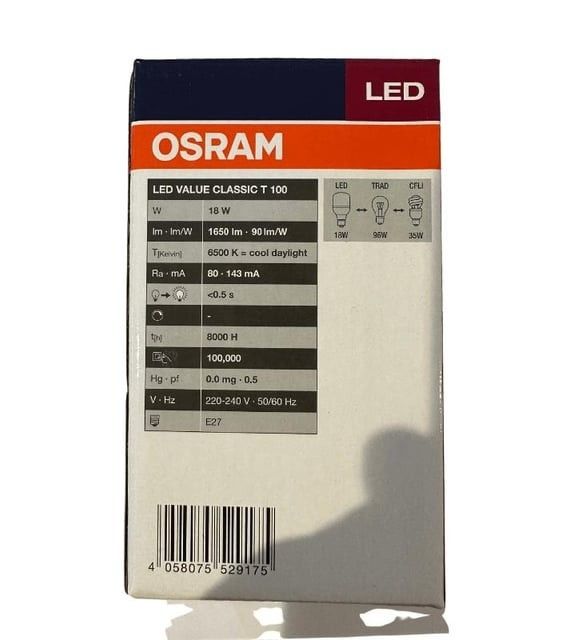 Osram Led Value 18W (104W) E27 Beyaz Led Ampul #3