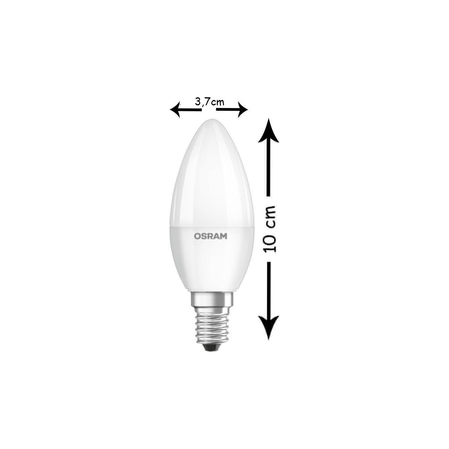 Osram Led Value 4.9W E14 Günışığı Led Mum Ampul #2