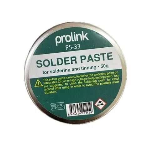 Prolink PS-33 Lehim Pastası 50gr.