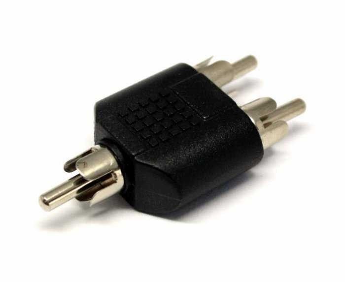 Rca Erkek 2 Rca Erkek Çevirici Adaptör #2