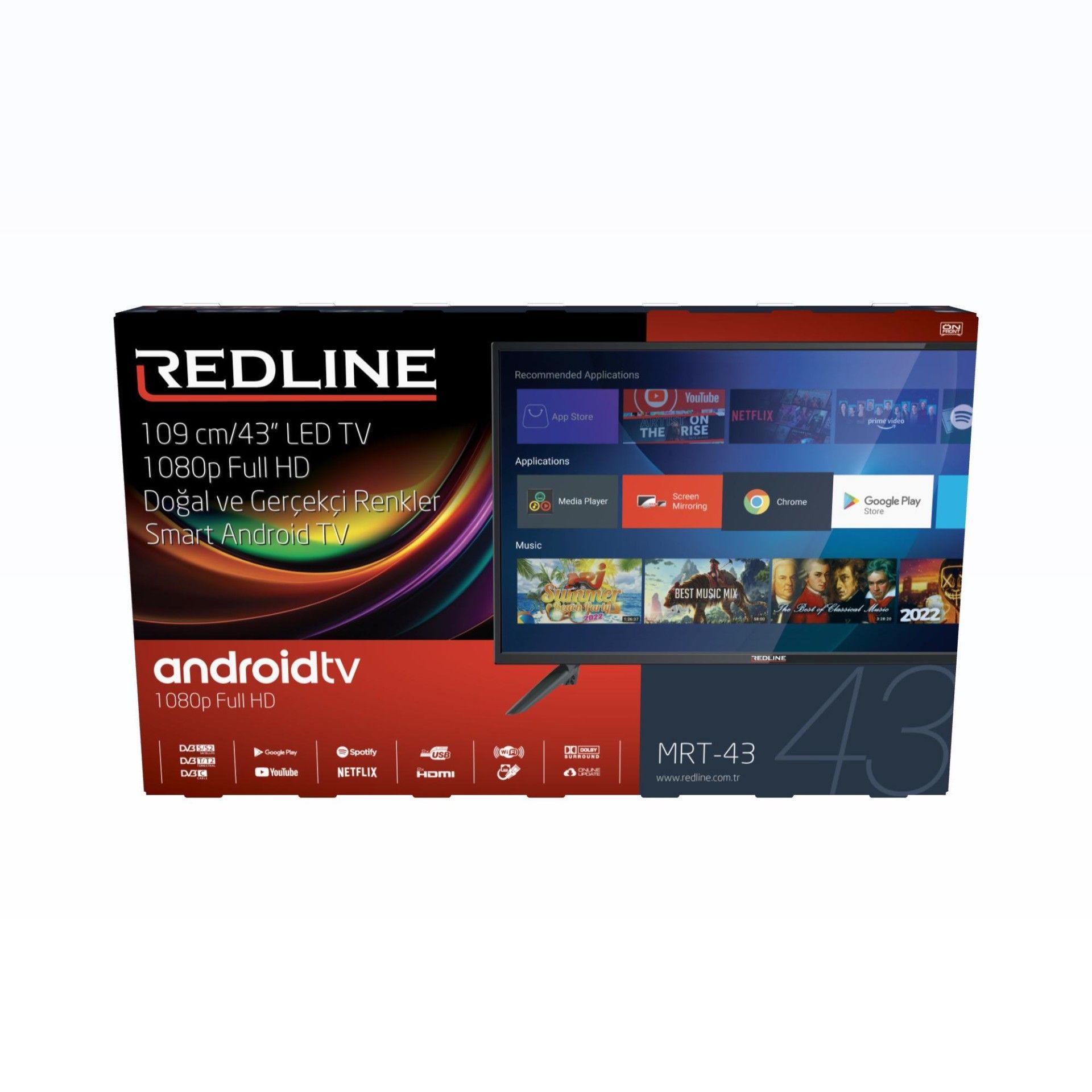 Redline MRT43 43' 109 Ekran FHD Android Smart Tv #2