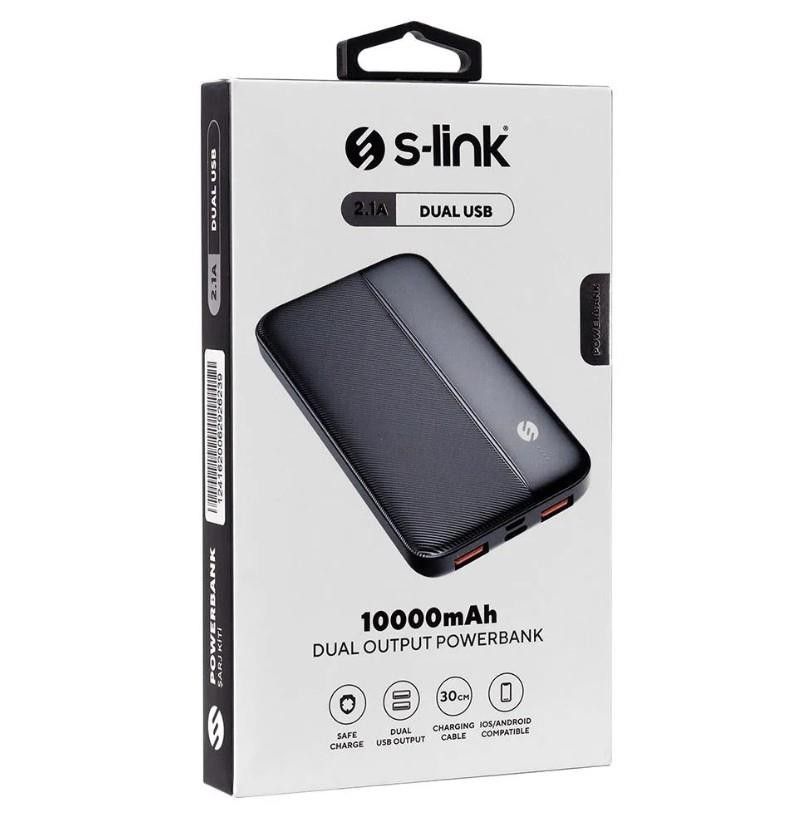 S-Link IP-G10N 10000mAh 2xUSB Siyah Powerbank #3