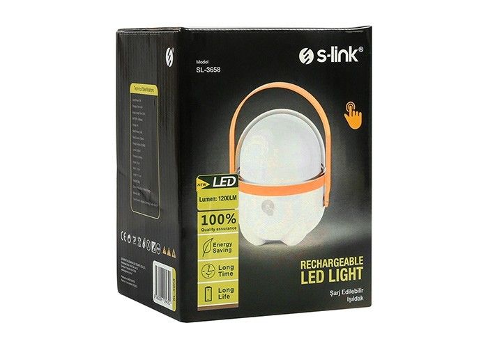 S-link SL-3658 Turuncu 2400mAh 5V/1A Ledli Işıldak #4