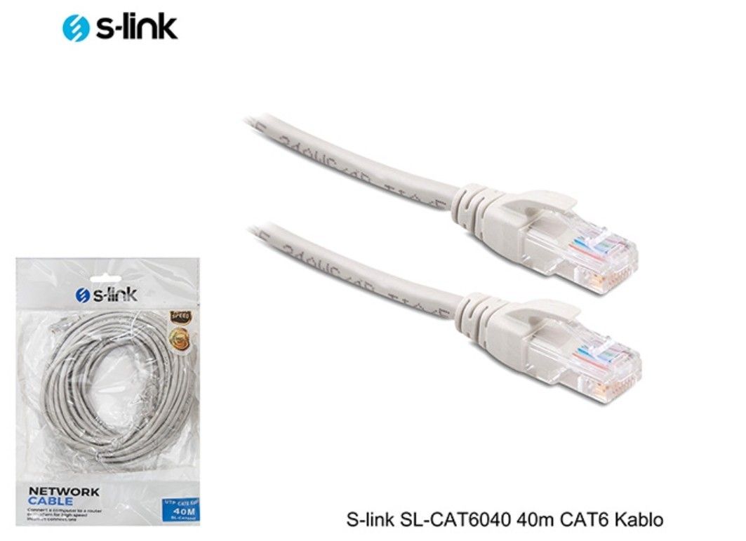 S-Link SL-CAT6040 40m. Cat6 Kablo #3