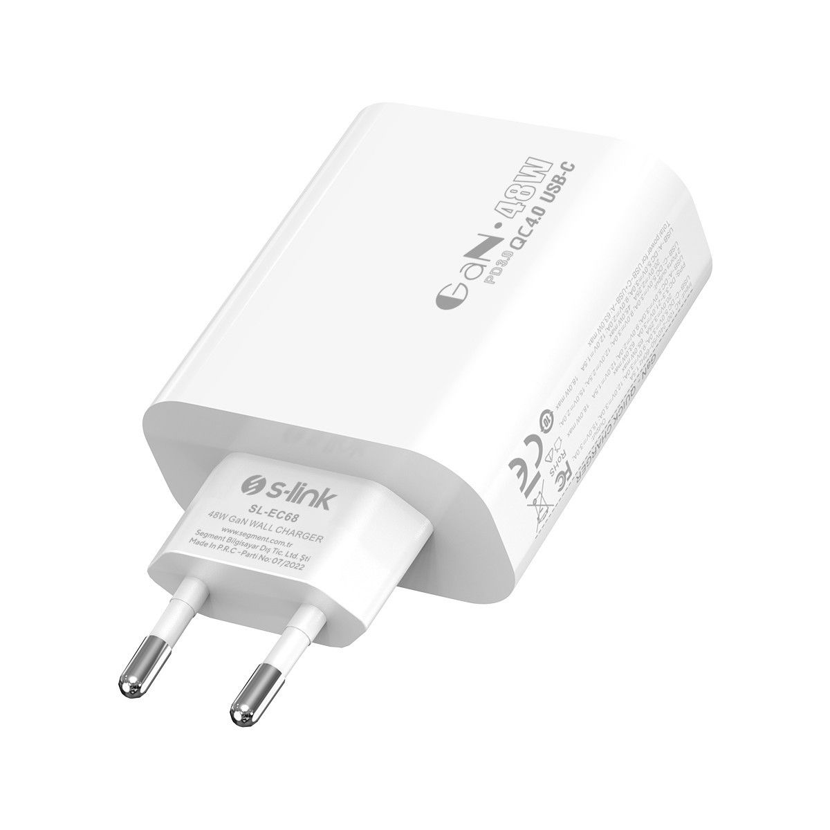 S-Link SL-EC68 45W PD 30W / QC 18W Hızlı Şarj Adap #3