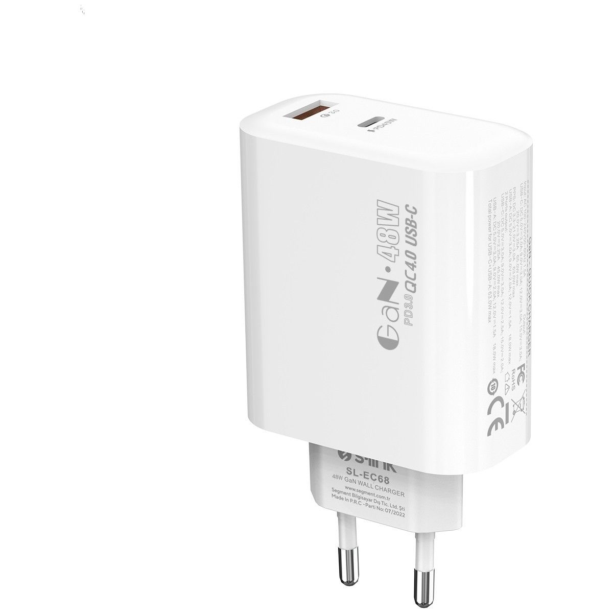 S-Link SL-EC68 45W PD 30W / QC 18W Hızlı Şarj Adap #4