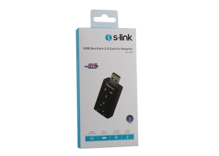 S-Link SL-U61 7.1Ch Usb Ses Kartı #2