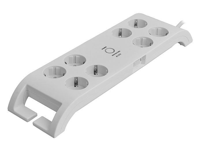 S-Link SPG3080 2m Beyaz 3x1.5mm 8 li Akım Kor.Priz #2