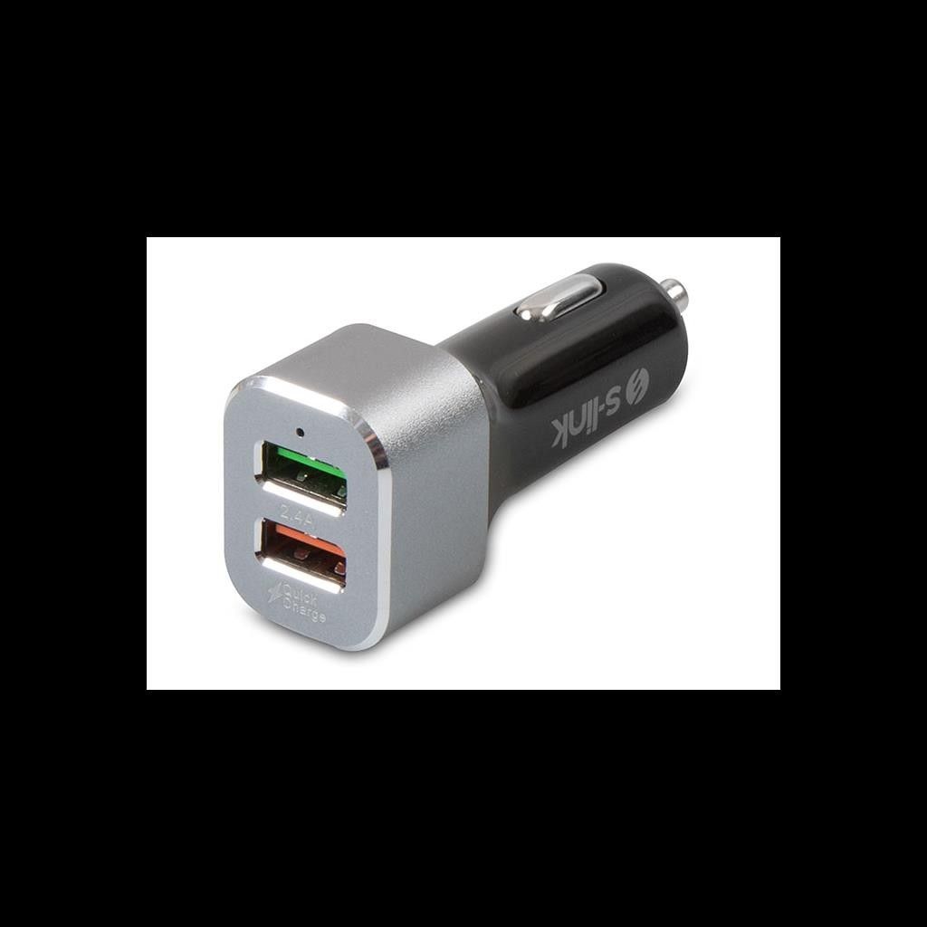 S-Link SW-QAC40M 2xUsb 5.4A Metal Araç Şarj Cihazı #2