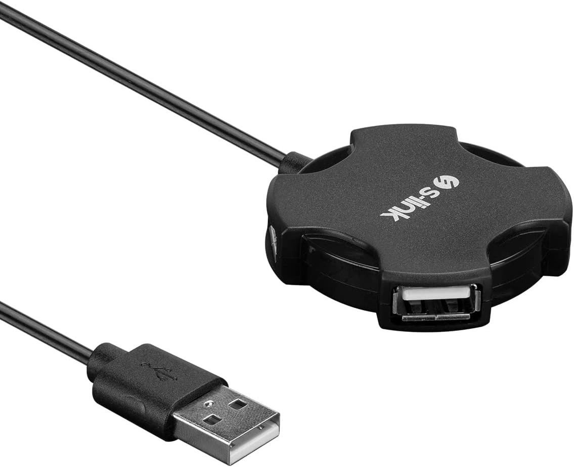 S-Link Swapp SW-U212 4 Port Usb 2.0 Siyah Usb Hub