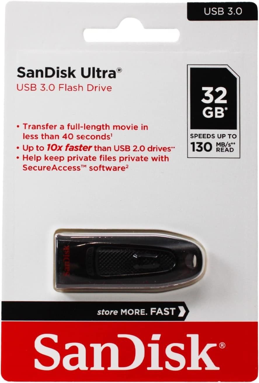 Sandisk Ultra 32 Gb Usb 3.0 Flash Bellek