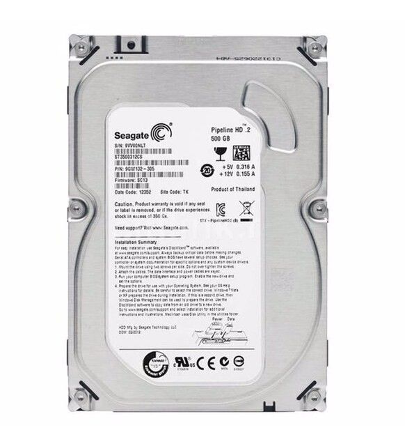 Seagate 3.5' 500Gb 5900 Rpm 8Mb Sata3 Hdd