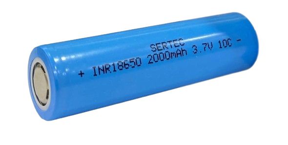 Sertec 18650 3.7V 2000mAh 10C Başsız Lityum Pil #2