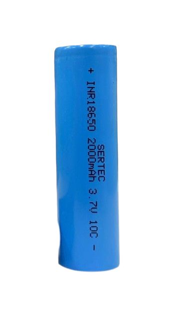 Sertec 18650 3.7V 2000mAh 10C Başsız Lityum Pil #3