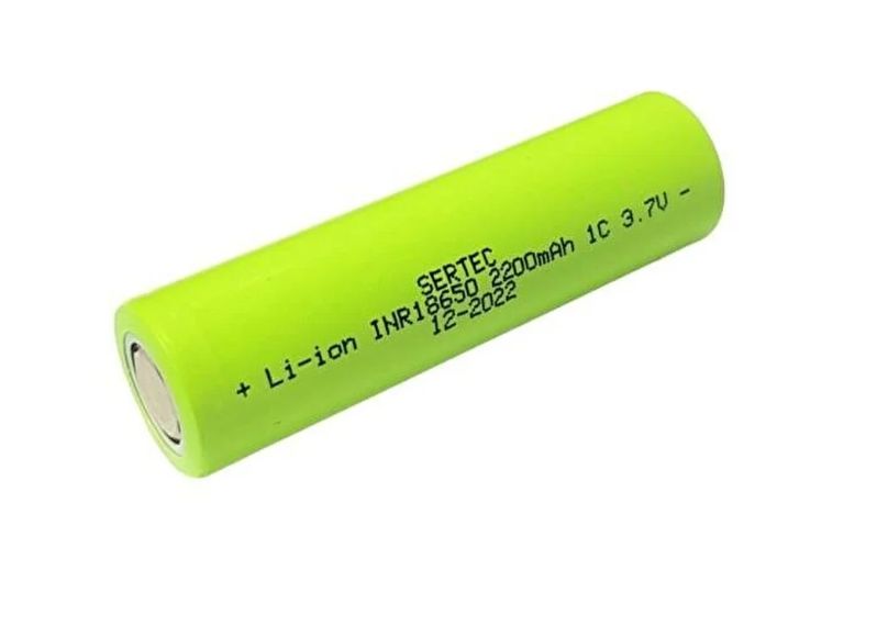 Sertec 18650 3.7V 2200mAh 1C Başsız Lityum Pil #2