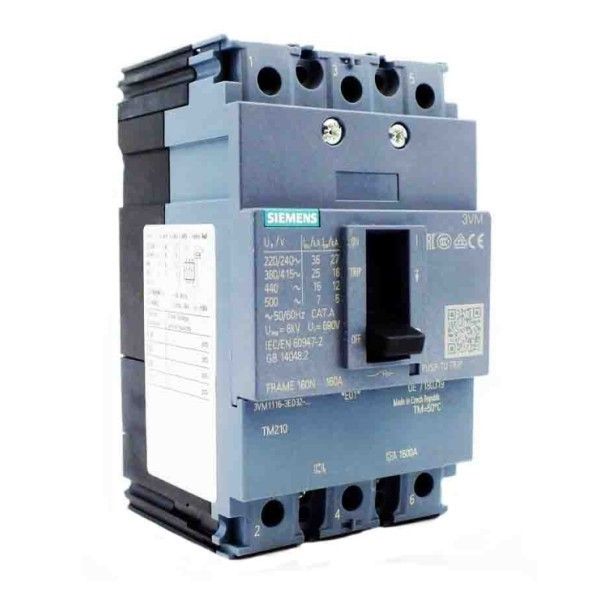 Siemens 3VM1112-3EE32-0AA0 125A Kompakt Şalter