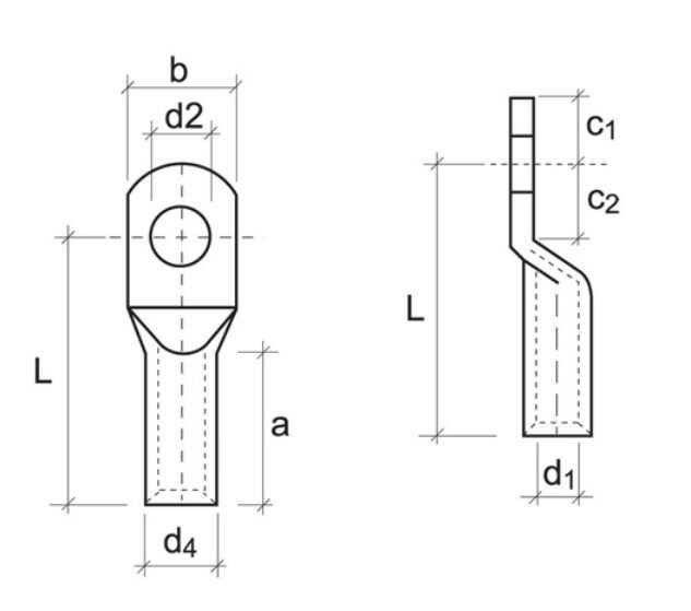 Simpa SKP-S/6-M5/SD Sıkmalı Kablo Pabucu (İkili) #2