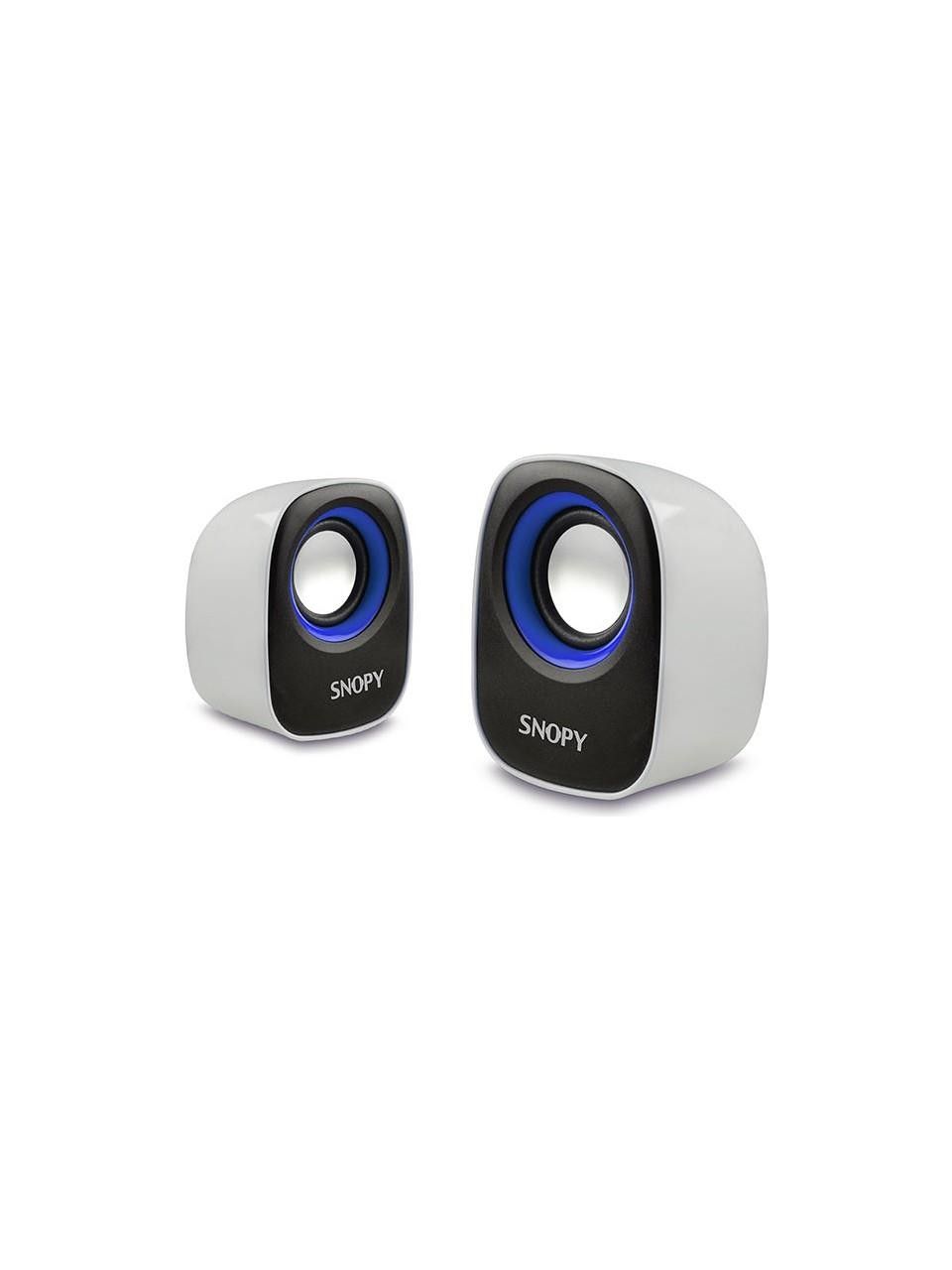 Snopy SN-120 2.0 Beyaz/Mavi USB Speaker