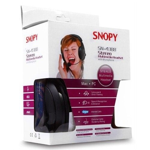 Snopy SN-4388 Deri Profesyonel Mikrofonlu Kulaklık #3