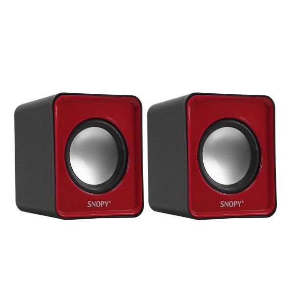 Snopy SN-66 2.0 Kırmızı Mini Usb Speaker #2