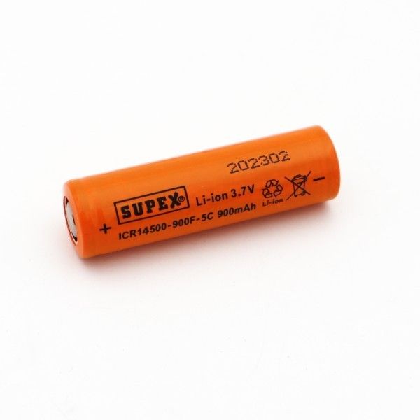 Supex 14500 3.7V 900mAh 5C Başsız Lityum Pil #2