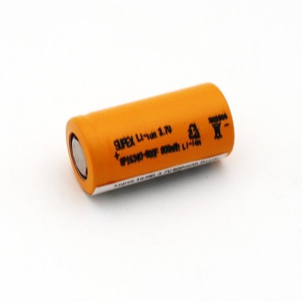 Supex 16340 3.7V 800mAh Başsız Lityum Pil #2