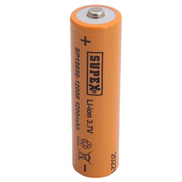 Supex 18650 3.7V 1200mAh Lityum Pil #2