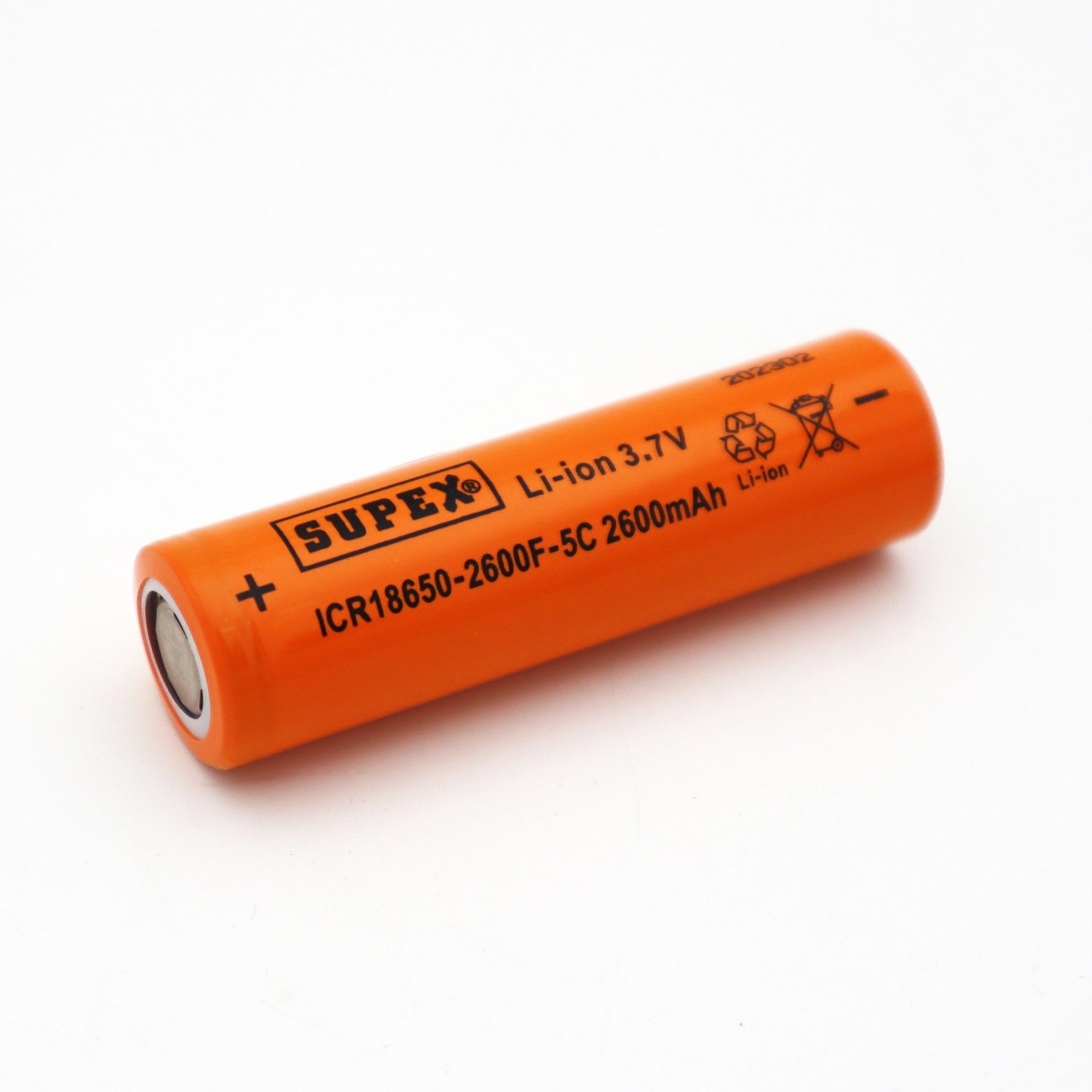 Supex 18650 3.7V 2600mAh 5C Başsız Lityum Pil #2