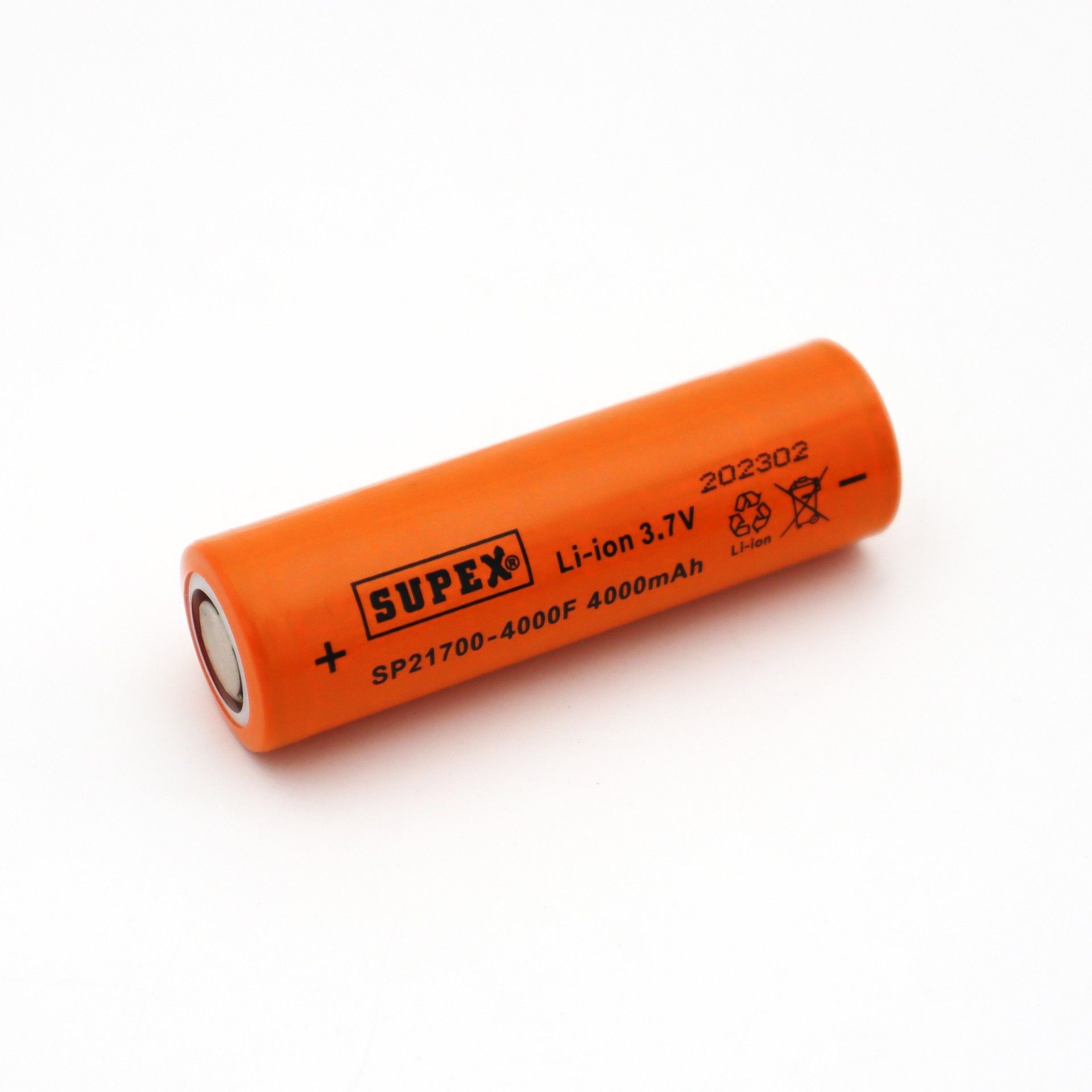 Supex 21700 3.7V 4000mAh Başsız Lityum Pil