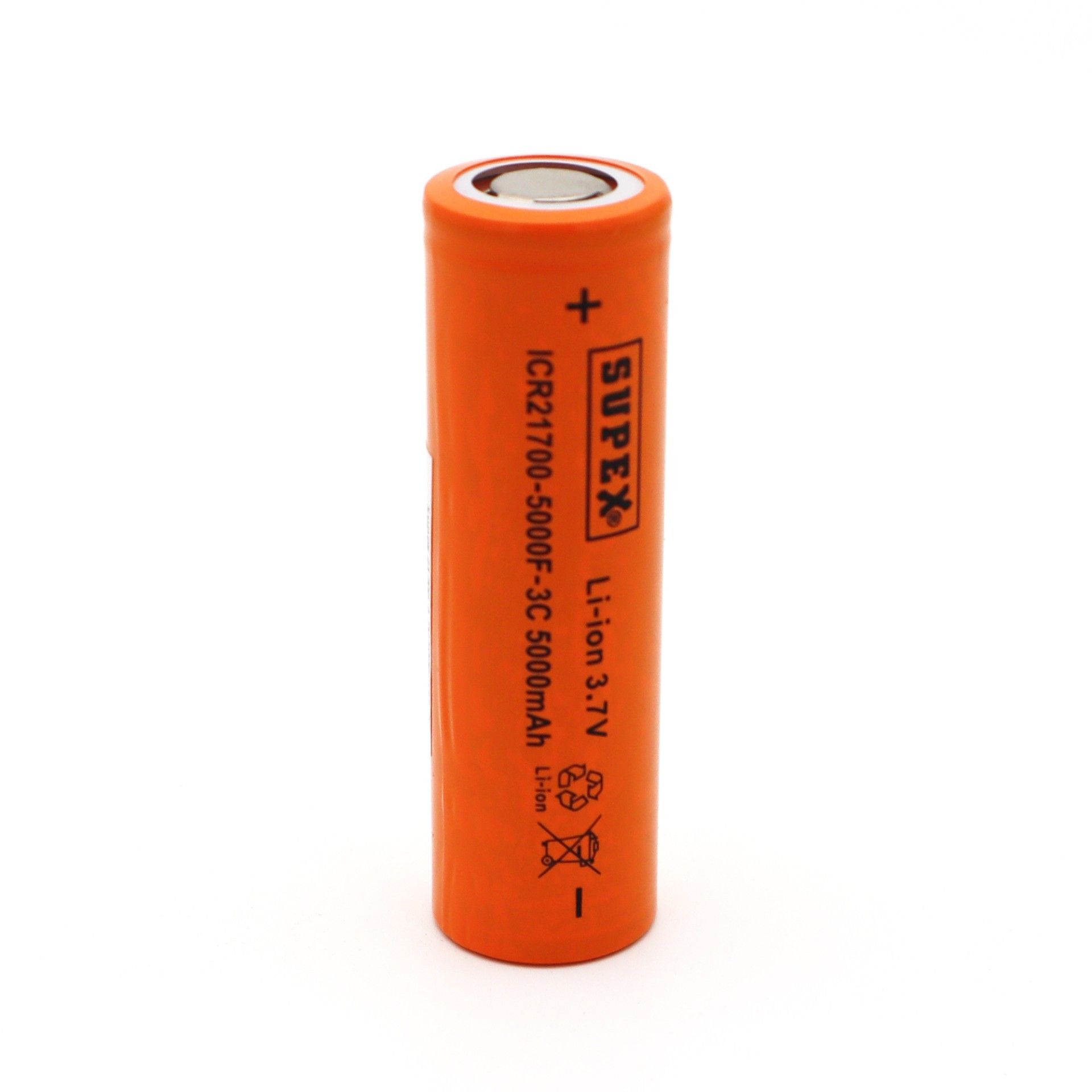 Supex 21700 3.7V 5000mAh 3C Başsız Lityum Pil #2