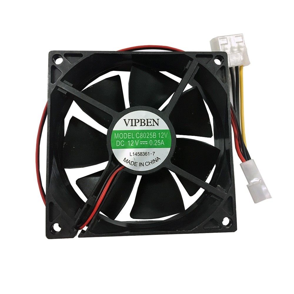 TeknoGreen FAN-9025 92x92x25mm 12V Dc 2 Pin Plastik