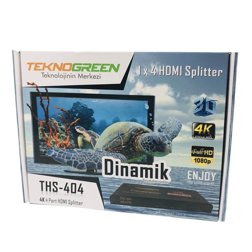 TeknoGreen THS-404 4 Port 4K Hdmı Splitter #3