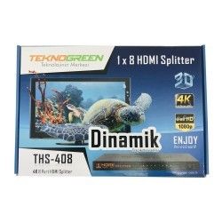 TeknoGreen THS-408 8 Port 4K Hdmı Splitter #4