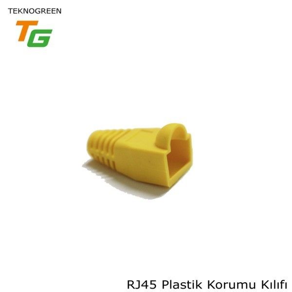 TeknoGreen TKJ-45P RJ45 Koruma Kılıfı (Sarı)