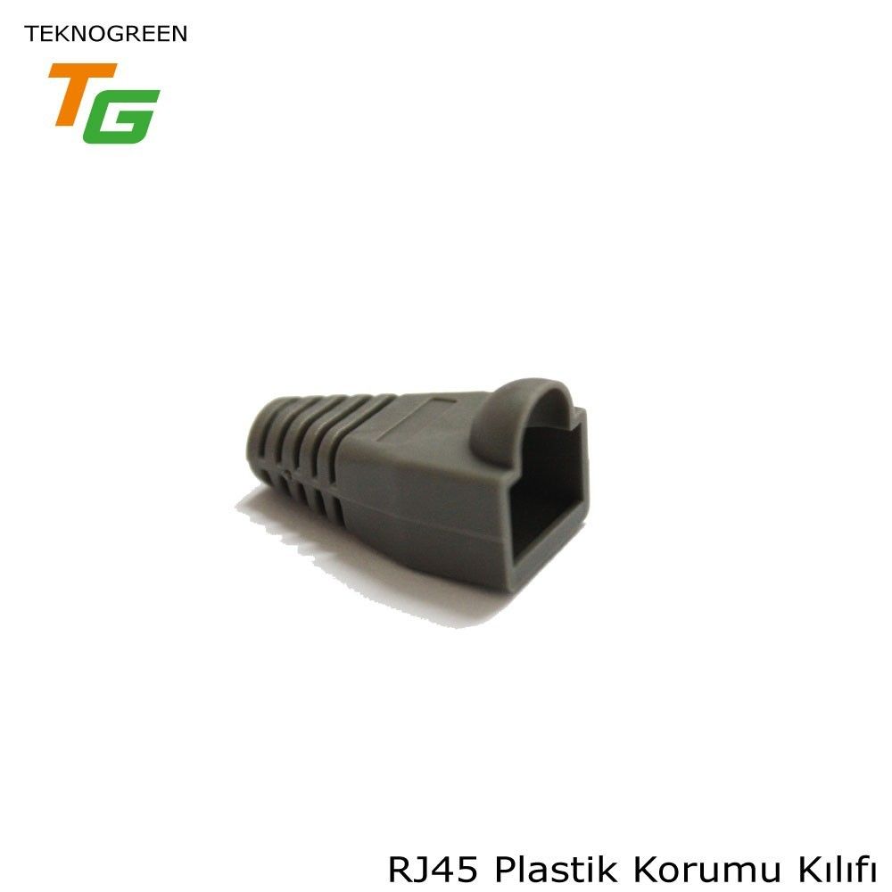 TeknoGreen TKJ-45P RJ45 Koruma Kılıfı (Koyu Gri)